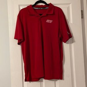 Sacred Heart University red polo